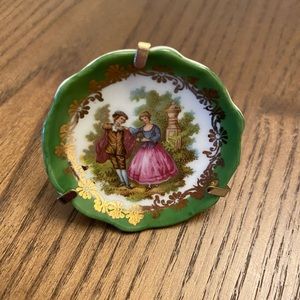 Miniature Limoge plate